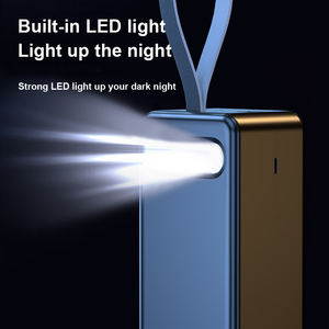 Chargeur de batterie personnalisé en gros avec logo, affichage numérique, PD22.5W, 50000mah, 60000mah, 4 sorties USB Type-C, Power Bank - Product Image 3