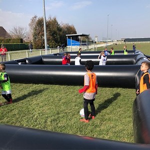 Gioco di sport all'aria aperta Mini campo <span class=keywords><strong>da</strong></span> <span class=keywords><strong>calcio</strong></span> gonfiabile 3 piccoli campi <span class=keywords><strong>da</strong></span> <span class=keywords><strong>calcio</strong></span> gonfiabili in vendita - Product Image 4