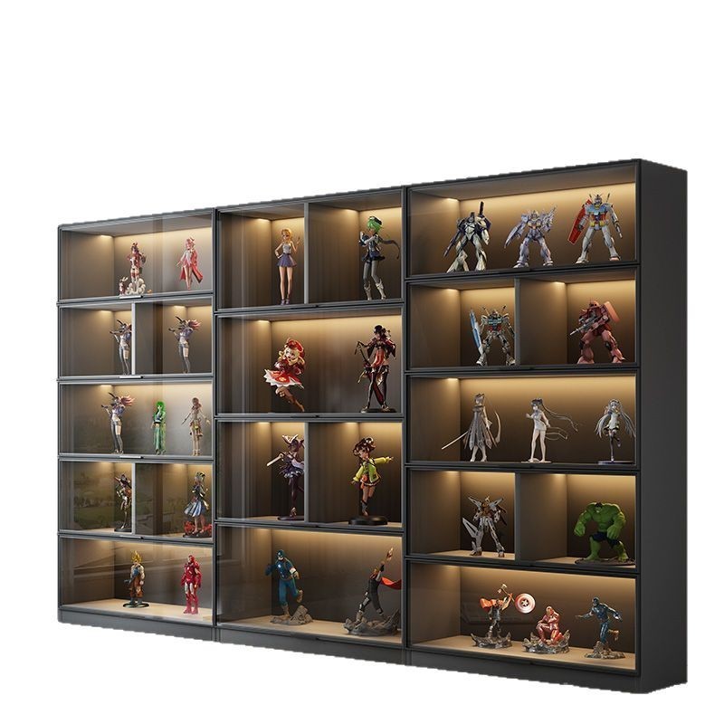 Push and pull Glass Door Display