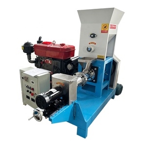 Neu eingetroffene Diesel-Motor-Schwimmfutter-Herstellungsmaschine, Aquafutter-Pellet-Extruder für die Fischzucht - Product Image 5