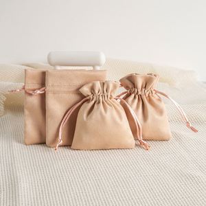 Sac de rangement en velours flanelle à cordon pour bijoux, cadeaux, bonbons et objets de collection – Approvisionnement direct usine - Product Image 2