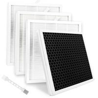 Filtre HEPA véritable compatible avec les purificateurs d'air Mooka et Mooka Family E-300l pour grandes pièces, application domestique
