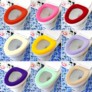 Couvre-siège de toilette portable en forme de O, couleur bonbon, pour petits articles de Yiwu, couvre-siège de toilette universel rond, chauffe-siège de toilette - Product Image 1