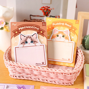 Notas Adhesivas Pequeñas con Diseño de Gatos para Estudiantes - Mensajes Escritos a Mano con Reverso Adhesivo - Organización para Oficina y Escuela - Product Image 3