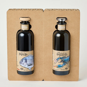 Thân thiện với môi trường dễ vỡ tổ ong hộp giấy sóng cho chai nước hoa bao bì các tông bảo vệ chèn cứng nhắc bền - Product Image 4