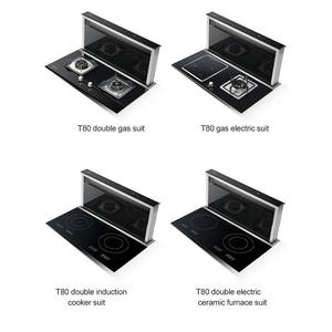 Conjunto de estufa de Gas con cubierta lateral integrada, sistema de elevación Stealth, protección ambiental, chimenea eléctrica SS - Product Image 2