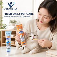 Set de Pasta Dental Probiótica para Mascotas, Cuidado Bucal para Perros y Gatos, Sabor a Leche y Pollo, Aliento Fresco, Control de Placa y Sarro, Venta al Por Mayor