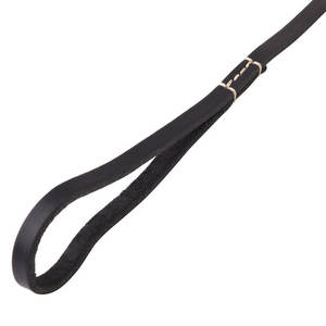 Correa de perro de cuero fino de lujo de 1/3 pulgadas de ancho para perros pequeños - Product Image 6