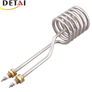 industrial water electric heaters Immersion Spiral Coil Tubular Heater 220v 2500w Good quality for water heating