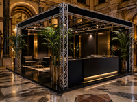 Structure de scène extérieure personnalisable pour concerts, design populaire, structure d'éclairage en aluminium