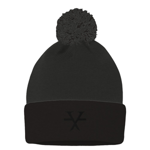 Berretto con Pom-Pom con Logo nero T6X - Product Image 4
