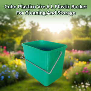 Secchio di Plastica Verde 6 L per Pulizia e Conservazione - Product Image 3