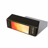 Boîte d'emballage cosmétique en papier texturé personnalisé, boîte pliante de luxe avec logo pour flacon de parfum, soin de la peau, huile essentielle