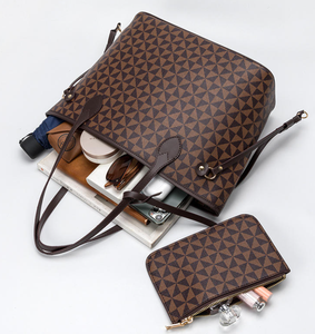 Sac à bandoulière avec poignée supérieure, portefeuille de créateur pour femme, sac à bandoulière avec petit portefeuille, ensemble de 2 sacs fourre-tout - Product Image 5