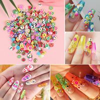 29377 Hars Mix-In Polymeer Klei Fruit 12 Roosters Mix-In Polymeer Klei Chips Polymeer Plakjes Voor Nail Art & Diy Ambachten Food Stijl