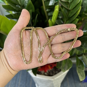 Noble collar de oro de 18 quilates joyería 4,8 MM 22 pulgadas <span class=keywords><strong>Xiping</strong></span> cadena pulseras estilo HipHop para hombres encanto mujeres señora niño boda fiesta - Product Image 5