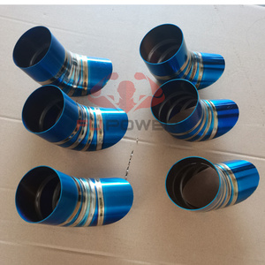 Tubo de Escape de Titanio Azul Quemado, Tubo de Escape Reductor, Tubo de Escape Inferior - Product Image 5