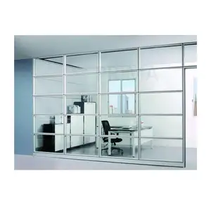 Partition murale amovible en Pvc, Partition murale de bureau, anti-bruit, en verre