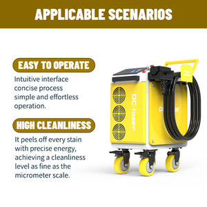 Limpiador Láser JPT Portátil de 300W/500W Pequeño de Mano para Madera/Metal/Fibra por Pulso para Piedra Nuevo Competitivo para Eliminación de Óxido y Limpieza - Product Image 3