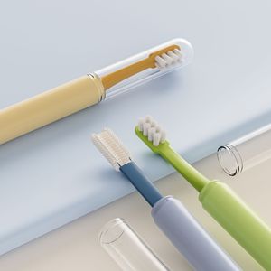 Cepillo de dientes multifuncional para mascotas, cepillo de dientes de silicona para perros, juego de pasta de dientes para gatos, elimina el mal aliento, se puede usar en ambos lados - Product Image 4