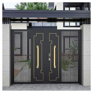 Puerta de Aluminio Extra Ancha para Entradas de Vehículos Múltiples en Villas de Lujo, con Capacidad para Varias Unidades Simultáneamente - Product Image 1
