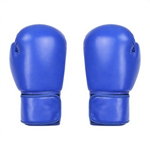 Gants de boxe professionnels personnalisés pour l'entraînement, en cuir PU véritable, imperméables et légers, avec fermeture sécurisée - Product Image 1