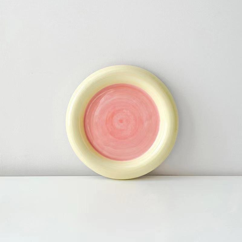 Borde amarillo + rosa