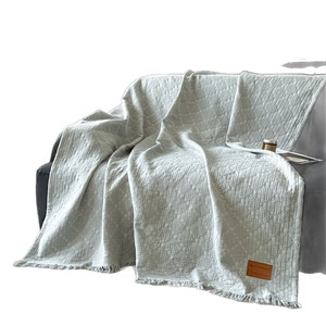 Manta de Gasa 100% Algodón con Borlas, 150x200cm, Transpirable, para Sofá, Oficina, Siesta, Aire Acondicionado - Product Image 3