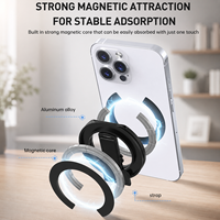Support de téléphone flexible en alliage d'aluminium anti-corrosion FY71-C pour bureau et lit, avec hauteur réglable et conception magnétique puissante