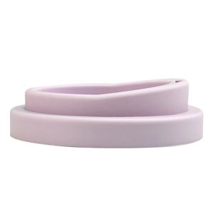แก้วซิลิโคนลายดวงจันทร์ขนาด 8 ซม. และ 9 ซม. สีแทน พร้อมฝาปิดซิลิโคนสำหรับแก้วเดินทาง - Product Image 3