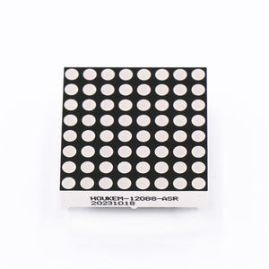 LED 8x8 ドットマトリックス 8*8 格子状LEDマトリックスディスプレイ <span class=keywords><strong>Ca</strong></span> アンバー - Product Image 3