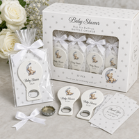 Décapsuleur magnétique ours imprimé UV pour cadeaux promotionnels simples et élégants, idéal pour baby shower et fête de premier anniversaire