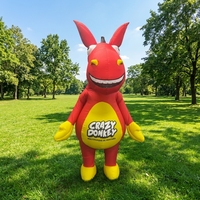 Costume gonflable personnalisé de âne à porter, pour événements de défilé et publicité