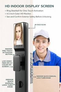 Doorplus WiFi Smart <b>Lock</b> Fully Automatic Video Intercom 3D Face Recognition Palm Vein <b>Digital</b> <b>Lock</b> with Tuya wifi - Product Image 5