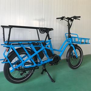 Vélo électrique à double batterie, 48v 500w, vélo cargo à entraînement central - Product Image 2