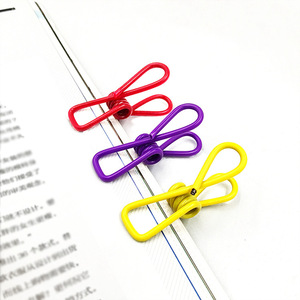Colorful Small Bag Clips Reusable Drying Clips For Snack Document <b>Clothes</b> Storage Household Use - Product Image 3