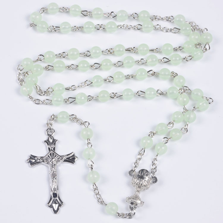 Necklace for praying center, gift for the religious fellowship, CHURCH'S, Calyx, rosario, with crucible, cheap, the Vogue - Product Image 1