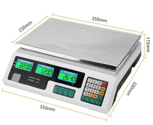 LED 40KG Price Computing Scale Weighing Scale For Supermarket Household