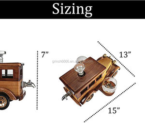 Set Decanter per Whisky a Forma di Globo Terrestre con 2 Bicchieri per Liquori, Bourbon e Vodka, Novità 2022 - Product Image 6