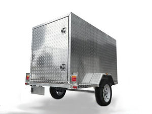 Remolques cerrados <span class=keywords><strong>de</strong></span> equipaje pequeño <span class=keywords><strong>de</strong></span> aluminio Moq bajo <span class=keywords><strong>de</strong></span> <span class=keywords><strong>750</strong></span> <span class=keywords><strong>Kg</strong></span> 7*4 a la venta - Product Image 6