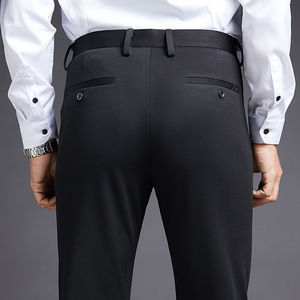 Venta caliente Hombres Traje Vestido Pantalones Slim Fit Casual Formal Boda Desgaste Negocios Hombres Oficina Pantalones - Product Image 6
