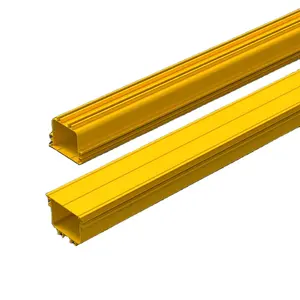 Ningbo educativos barato de la fábrica de pvc de 120mm abs de plástico amarillo cable de red bandeja 5G proveedor de fibra óptica dentro de la pared/gabinete