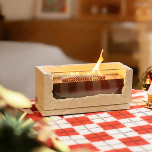 Jueone – Nouveaux pots à bougies vides en verre et béton, carrés, grande capacité 25 oz, pour remplir de la <span class=keywords><strong>cire</strong></span>, récipients en ciment - Product Image 5