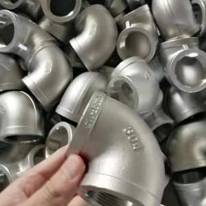 공장 스테인리스 팔꿈치 2205 2507 슈퍼 듀플렉스 여성 스레드 Inox 팔꿈치 - Product Image 6