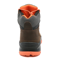Chaussures imperméables pour hommes MaxiTough, bottes de haute qualité en cuir marron, S3, injection antidérapante, chaussures de sécurité pour station-service