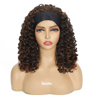 Offre Spéciale 14 pouces Afro Kinky Curly Perruques Femmes Perruques Bouclées Moelleux et Doux pour les Femmes Noires Perruques sans colle en Stock