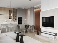 Visualisation d'intérieur de concept d'appartement, dessins de construction 2D, service de rendu 3D pour projet hôtelier