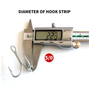 <span class=keywords><strong>VMC</strong></span> 9626 Crochet <span class=keywords><strong>triple</strong></span> d'ancrage 3X BN Matte Tin 10 #-5/0 Hameçon <span class=keywords><strong>triple</strong></span> en acier à haute teneur en carbone avec pointe de coupe aiguisée - Product Image 3