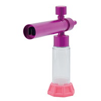 Nouvelle bouteille de mousse de 100 ml avec connecteur rapide de 1/4 pouce, buse réglable, mini canon à mousse haute pression, bouteille de concentré
