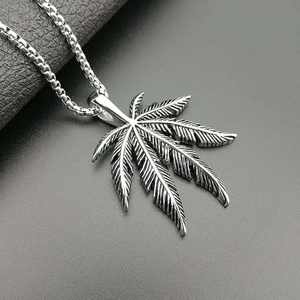 Collana con ciondolo in acciaio inossidabile con foglia di gioielli placcati in oro 18 carati <span class=keywords><strong>giamaicano</strong></span> personalizzato dal Design professionale - Product Image 2